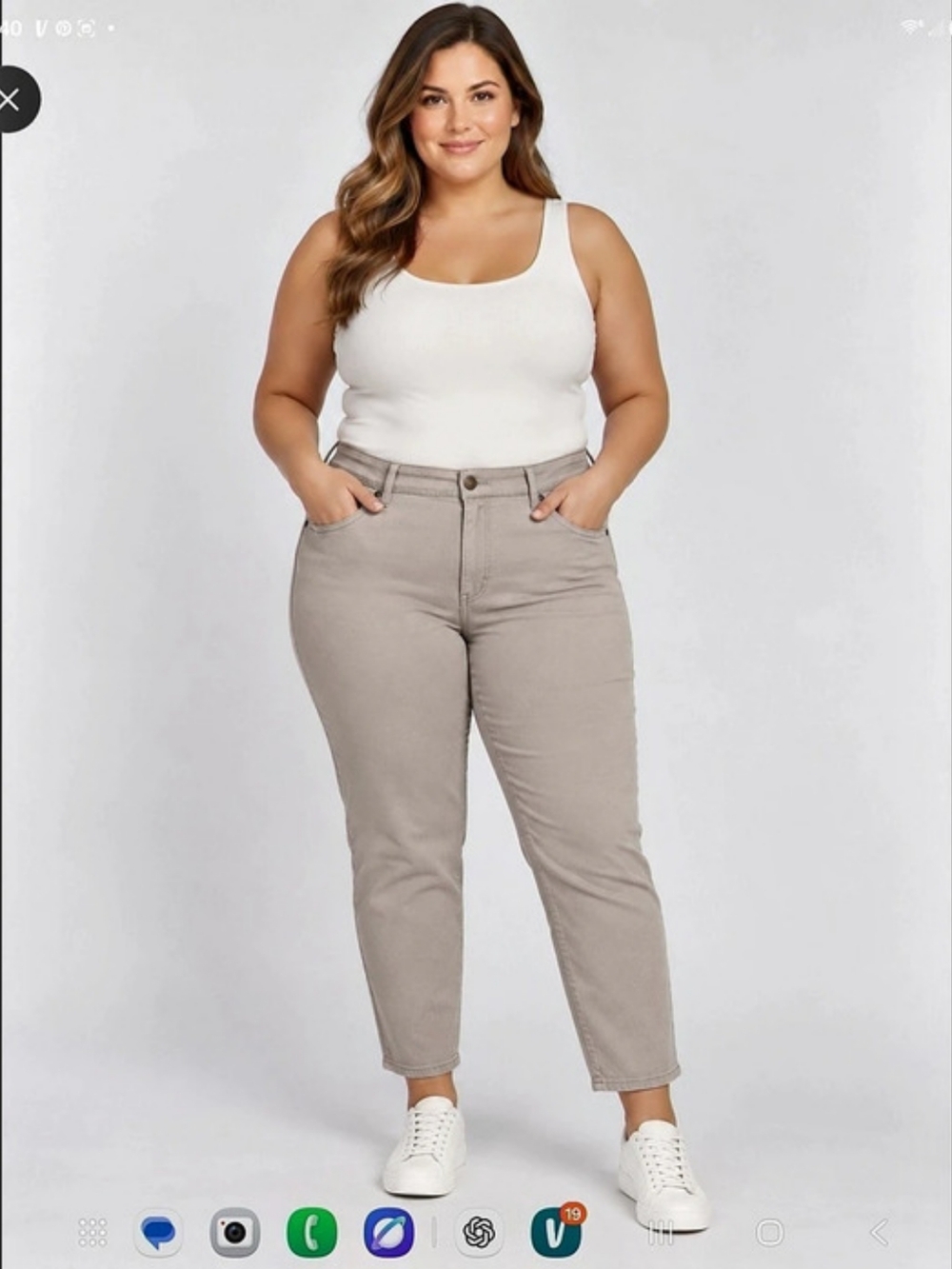Maurices Jegging Denim Flex Denim Flex Jeggings Beige XL Short NWT